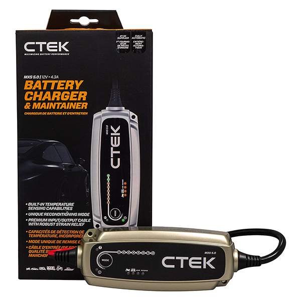 40-206 CTEK MXS 5.0 Battery Charger for All 12V Batteries